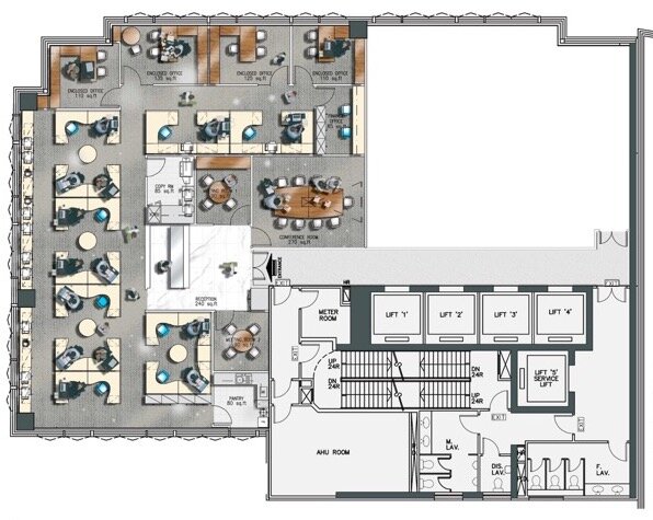 100 QRC Layout Plan Medium