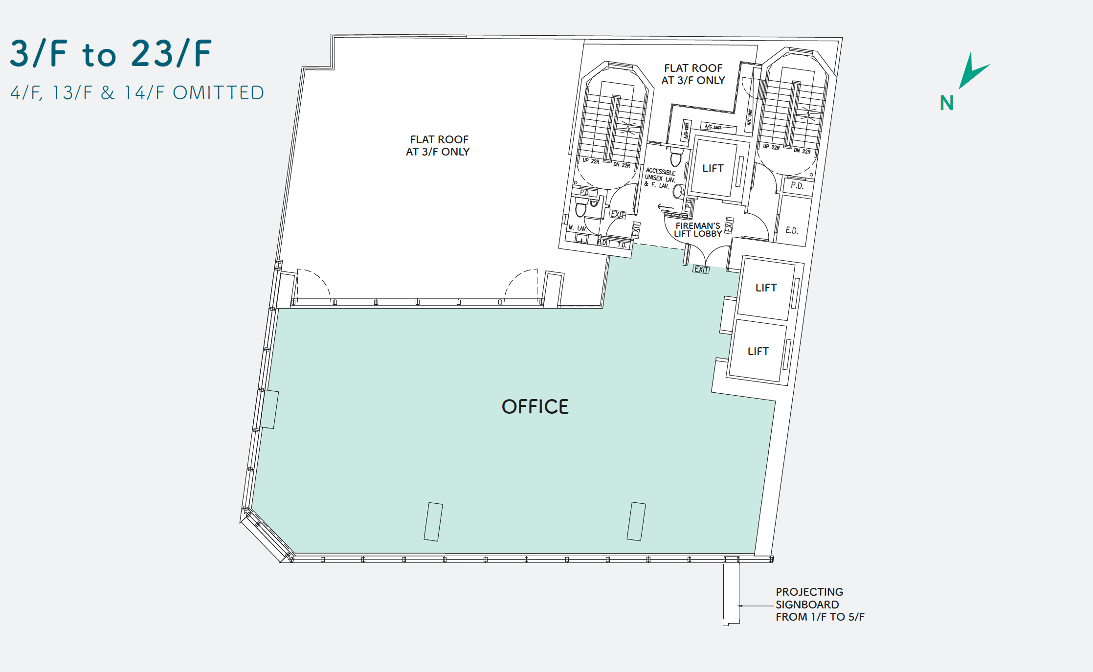208 Johnston Hong Kong Office Floor Plan