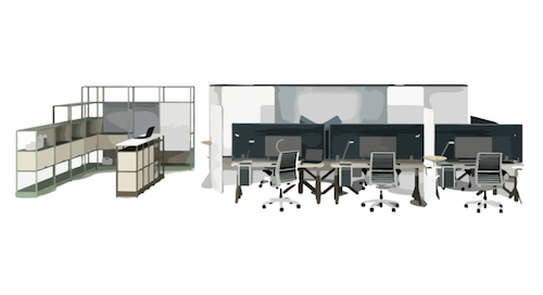 Small furnished office